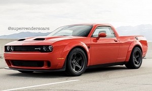 Dodge Challenger Super Stock Gets Rendered as World’s Most Fun to Drive Pickup