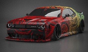 Dodge Challenger "Tattoo Master" Looks Like a Lot of Muscle