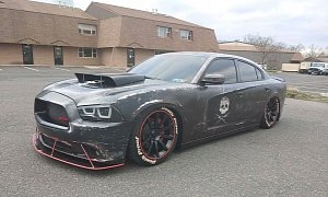 Dodge Charger "HEMI Skull" Has a Hood Scoop for Days, Procharger Too