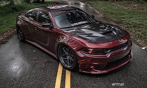 Dodge Charger "Bad Cherry" Is a Widebody Animal
