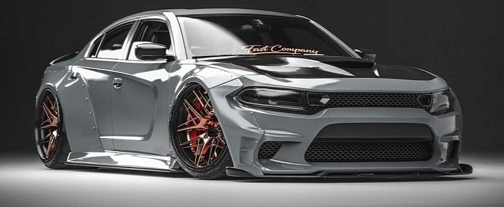 Dodge Charger "Extra Thicc" rendering