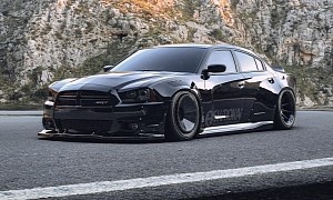 Dodge Charger "Black Bomb" Flexes Widebody Muscle