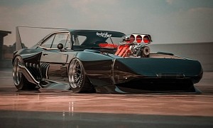 Dodge Charger Daytona "Wide Wrestler" Looks Like Mad Max Gone Racing