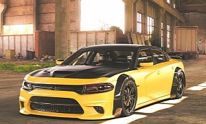 Dodge Charger Hellcat "Black and Yellow" Is Bad To The Bone