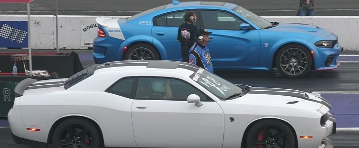 Dodge Charger Hellcat Daytona Edition takes on a Challenger Hellcat