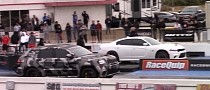 Dodge Charger Hellcat Drags Challenger, Record Trackhawk, F-150, and Smokes All