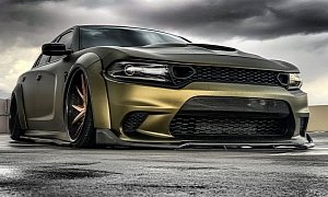 Dodge Charger Hellcat "Green Guy" Can Haul and Then Some
