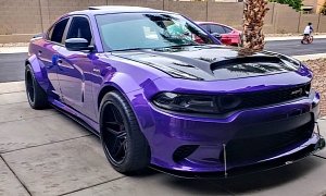 Dodge Charger Hellcat "HLCRAZY" Is a Home-Brewed Widebody Monster