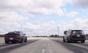 Dodge Charger Hellcat Vs Mercedes-AMG E 63 S Race Ends in Total Humiliation