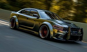 Dodge Charger Hellcat Widebody "Enforcer" Is All Steel