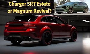Dodge Charger Magnum Wagon Looks Like the Practical SRT Hellcat of Our Dreams