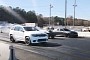 Dodge Charger "R/T Surprise" Drag Races Jeep Grand Cherokee Trackhawk, USA Wins