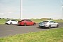 Dodge Charger Races Kia Stinger and Mercedes CLS, Someone Punches Above Their Weight