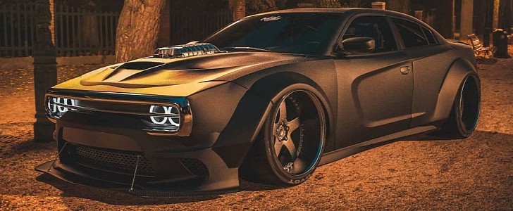 Dodge Charger "Retro Revival" rendering