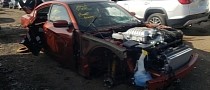 Dodge Charger SRT Hellcat Strips for the Junkyard, Still Has Meat on the Bones
