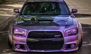 Dodge Charger SRT8 "Plum Swayze" Looks Extra Thicc