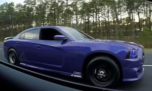 Dodge Charger SRT8 Races Ford Mustang Shelby GT350, Big Muscle Wins