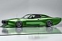 Dodge Charger "The Hulk" Packs Ample Widebody Muscle in Quick Rendering