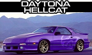 Dodge Daytona Hellcat Rendering Brings the V8 Muscle We Never Got