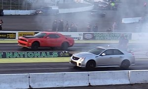 Dodge Demon Drag Races Cadillac CTS-V, Humiliation Ensues