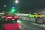 Dodge Demon Drag Races Chevrolet Corvette Z06 at the Drag Strip, Goes All In