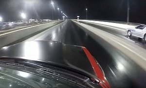 Dodge Demon Drag Races Mitsubishi Starion Sleeper, Total Destruction Occurs