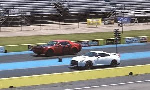 Dodge Demon Drag Races Nissan GT-Rs in Brutal Texas Showdown