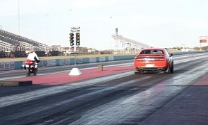 Dodge Demon Drag Races Suzuki Hayabusa with Surprising Ending