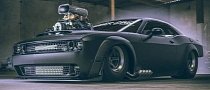 Dodge Demon "Gasser" Is Fast and Furious, V8 Penetrates Hood