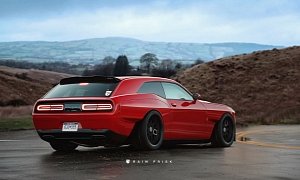 Dodge Demon Shooting Brake Rendered, Out For Muscle Car Blood