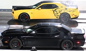 Dodge Demon Tries Showing Normal Hellcat What Real Speed Looks Like, Will It Succeed?
