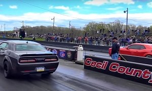 Dodge Demon vs. Dodge Demon Drag Race Brings a Surprise
