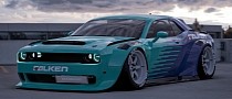 Dodge Demon With Outlandish “Fall(k)en” Widebody Kit Is Imaginary, Unfortunately