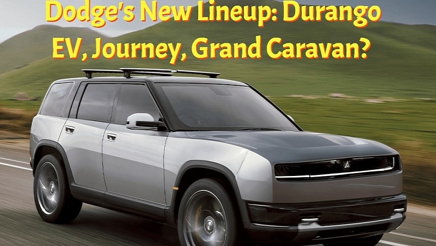 Dodge Durango EV & Journey & Grand Caravan rendering by KDesign AG