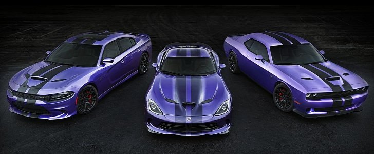 Dodge Extends Plum Crazy Paint Availability, Charger and Challenger Get New Stripes