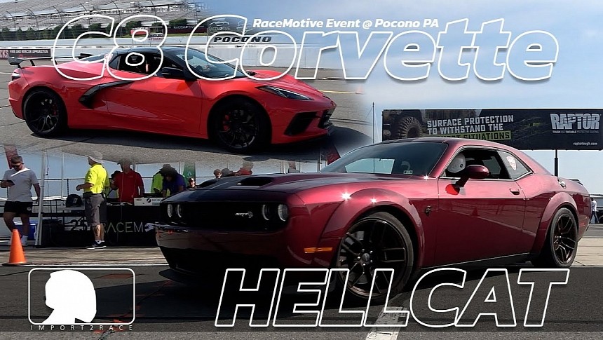 Chevrolet Corvette C8 vs. Dodge Challenger SRT Hellcat