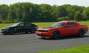 Dodge Hellcat Takes on the Cadillac CT5-V Blackwing, American Muscle Wins