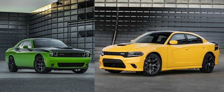 2017 Dodge Challenger T/A and 2017 Dodge Charger Daytona