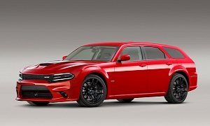 Dodge Magnum SRT Hellcat Widebody Would Ideally Haul Groceries at 196 MPH