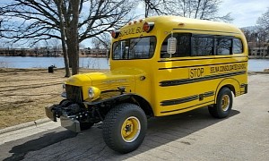 Dodge Power Wagon School Bus Is the Ultimate Hellcat Conversion, It Can Be Yours