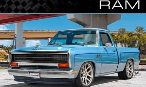 Dodge Ram/Charger Rendering Just Needs a Hardtop to Be a Ramcharger Restomod
