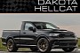 Dodge Ram Dakota Returns With Hellcat Engine in Sharp Rendering