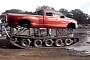 Dodge Ram on Tracks Defies the Mud