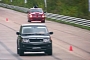 Dodge Ram SRT-10 Carrying Plastic Cow Races Range Rover, ML63 and X6M