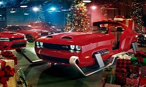 Dodge Reimagines Santa’s Sleigh As Challenger SRT Hellcat Redeye