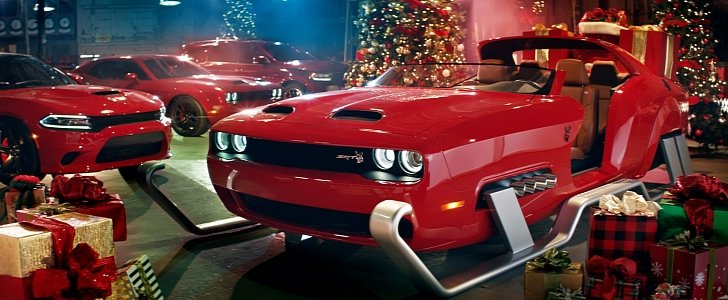 Dodge Reimagines Santa’s Sleigh As Challenger SRT Hellcat Redeye