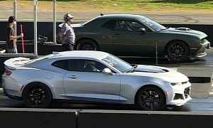 Dodge Scat Pack Wants To Have Fun, Challenges Camaro ZL1 and Mustang GT to 1/4-Mile Battle