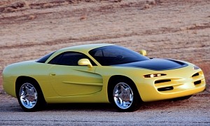 Dodge Venom Is a Futuristic $20,000 Budget Viper Concept from 1994