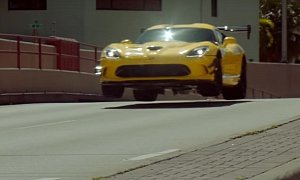 Dodge Viper ACR Gets Swansong Stunt Short, Rhys Millen Abuses The Hell Out Of It