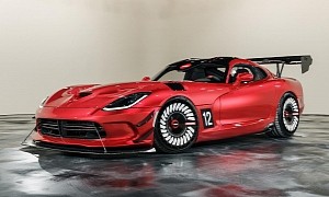 Dodge Viper ACR Looks Crafty Standing on Imagined Rotiform Aerodisc Hyperdrives